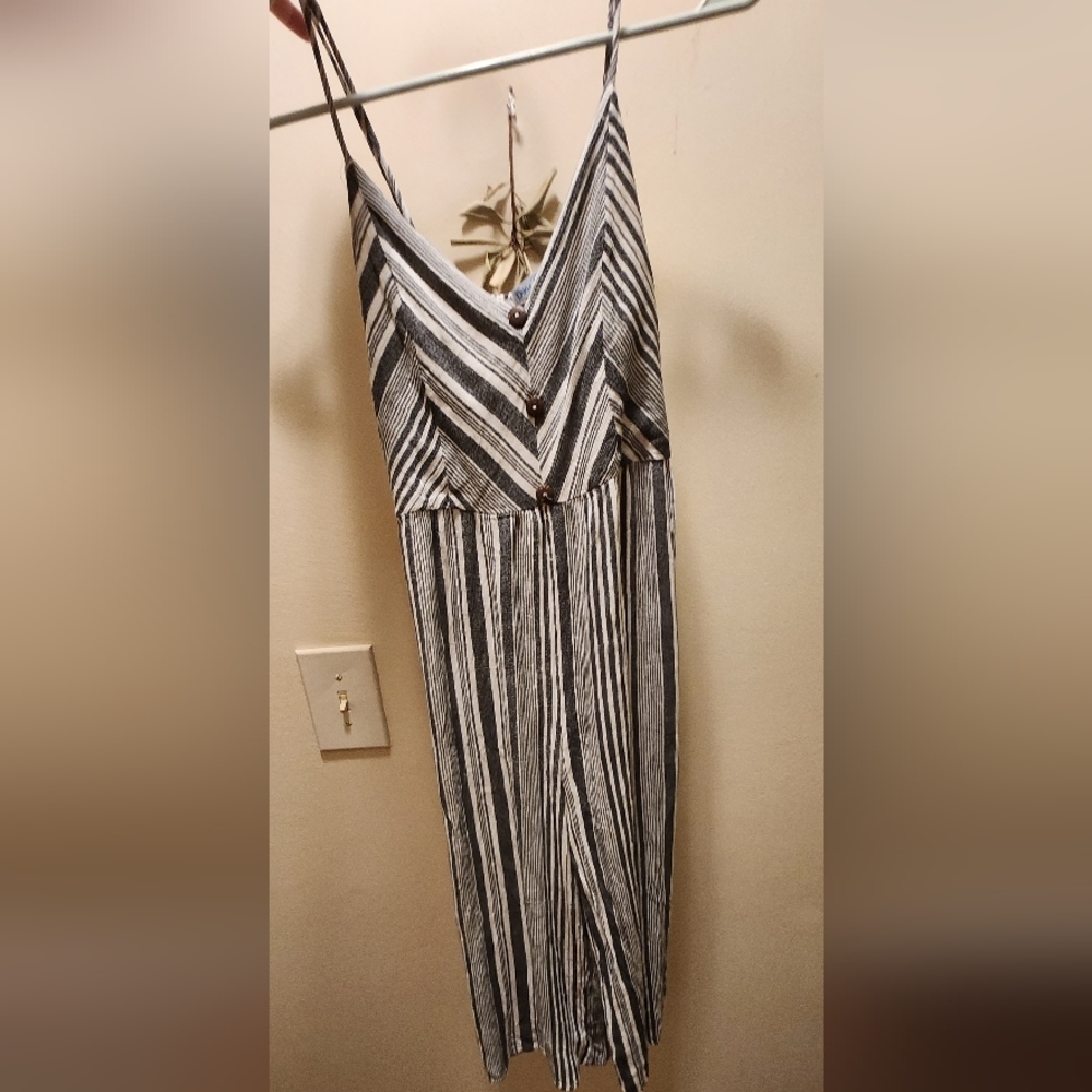 Elsie & Zoey Striped Jumpsuit